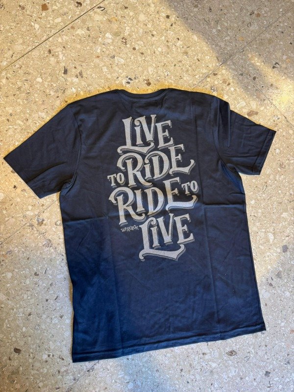 Producto - Remera live ride negra