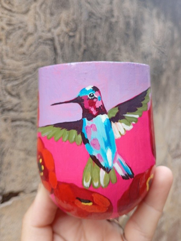 Producto - Mate Colibrí Rosetones