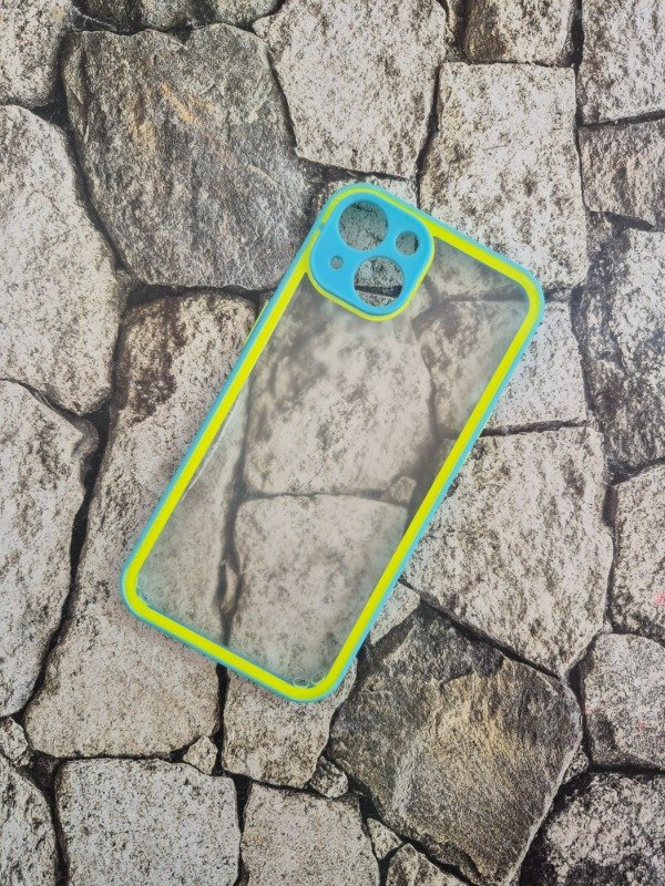 Producto - Funda bumper Iphone 13 celeste