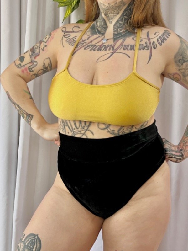 Producto - Culoteless terciopelo negro