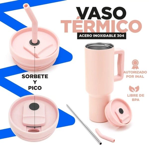 Producto - Vaso Quencher Rosa 1.2L - 1