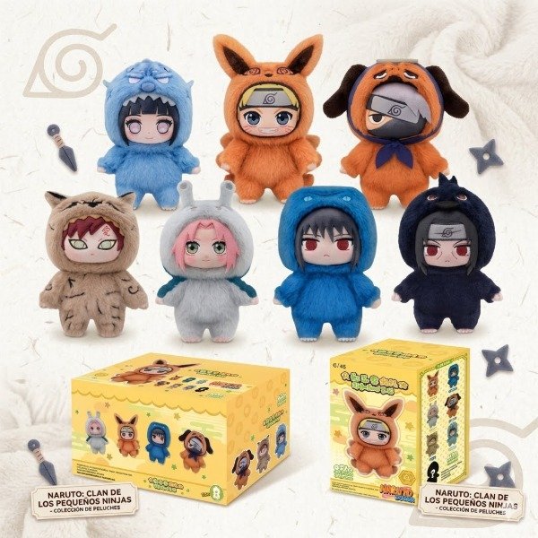 Producto - Peluche Sorpresa De Labubu Naruto al AZAR (por unidad)15cm