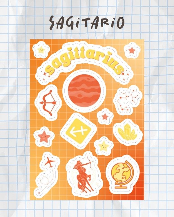 Producto - Planchas A6 de signos - 9