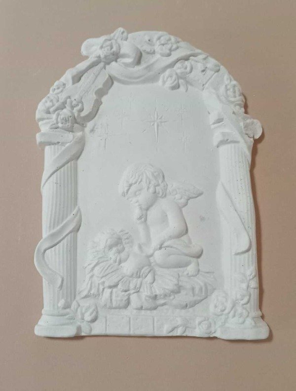 Producto - Ángel placa ventana 21x9 cm. - AN10