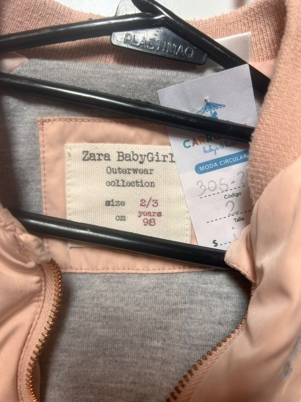 Producto - Campera rosa bomber Zara - 3