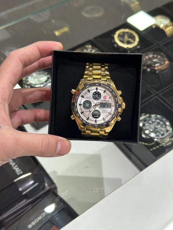 Producto - Reloj Acero PRO Dorado