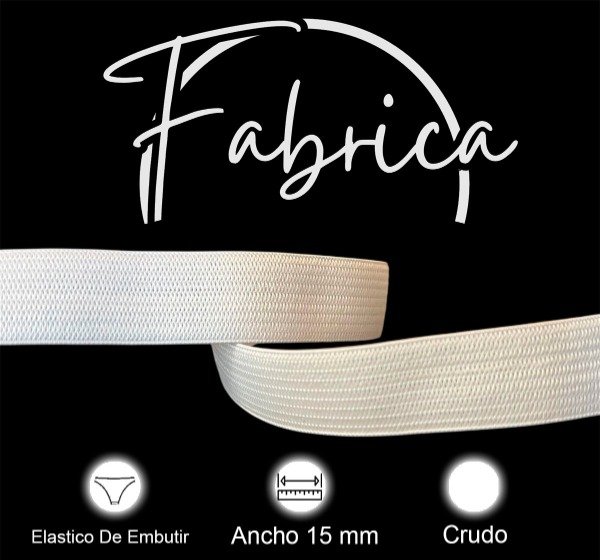 Producto - Elástico de embutir 15 mm (por metro)