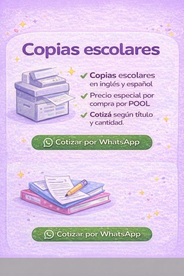 Producto - Impresiones y copias escolares - Mandanos tu lista