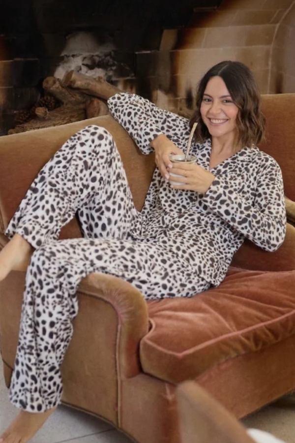 Producto - PIJAMA CAMISERO MECHI ANIMAL ART. 132087 (Talle S) ALGODON PERUANO - 1