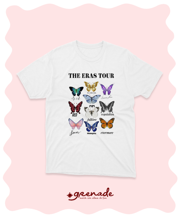 Remera "the eras tour butterflies"