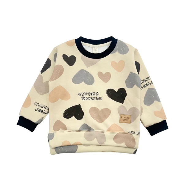 Producto - BUZO URSULA CORAZONES BEIGE - 0