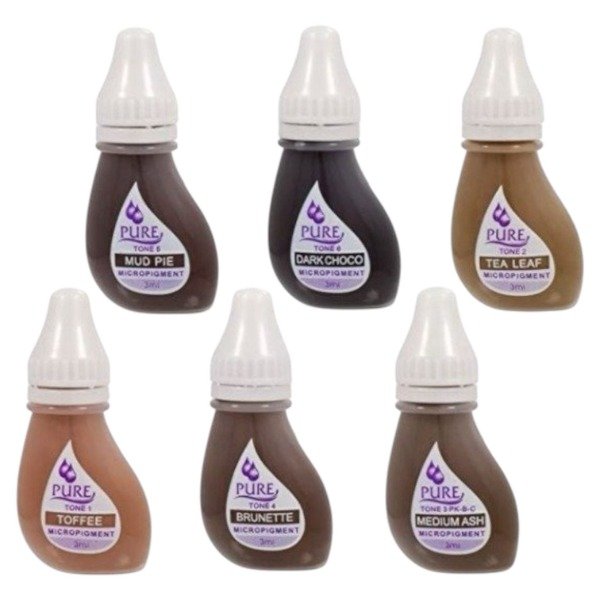 Producto - Pigmentos Biotouch Pure 3ml pack 6 tonos