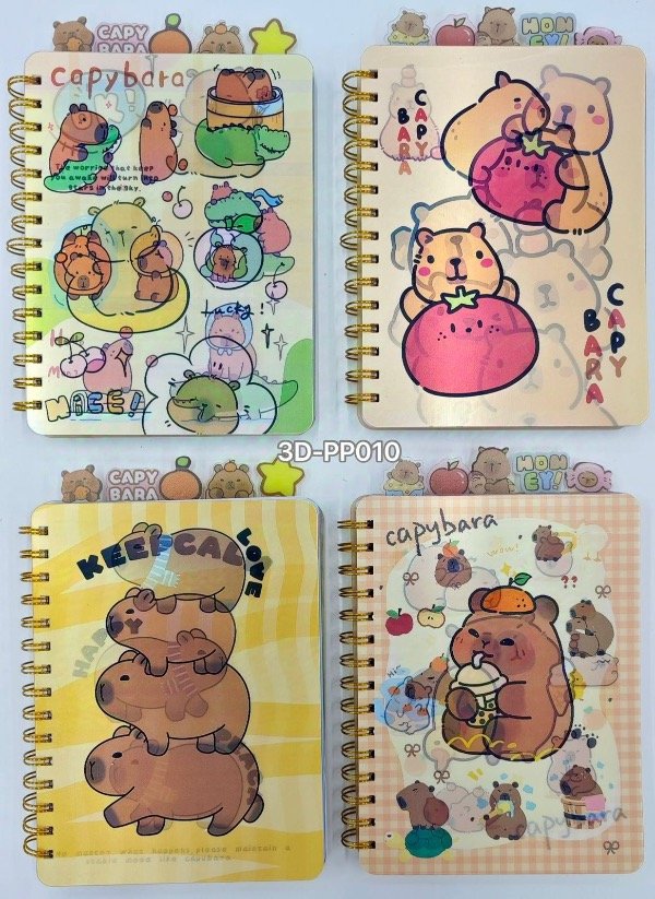 Producto - Cuaderno Capybara con separadores