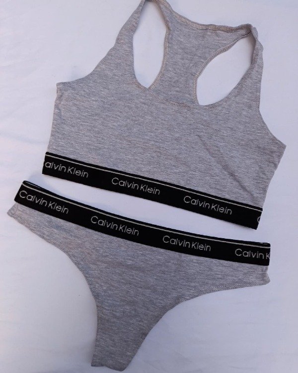 Conjunto Calvin klein algodon t.90