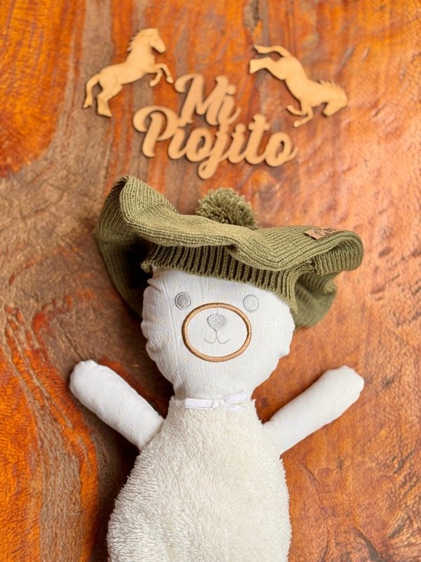 Producto - Boina Hilo verde Pompón - 1