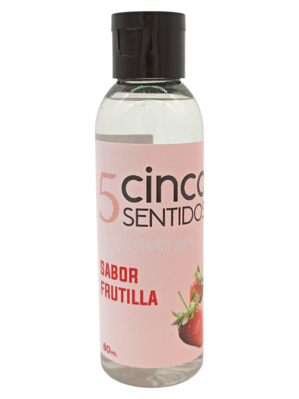 Producto - GEL COMESTIBLE SABOR FRUTILLA 80ML. 5SGFRUTILLA