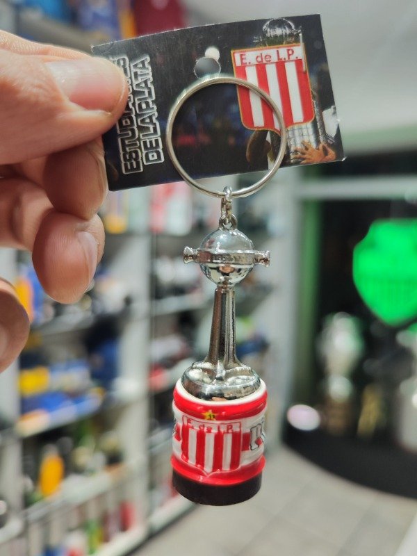 Producto - Llavero Estudiantes de La Plata Copa Libertadores Metal