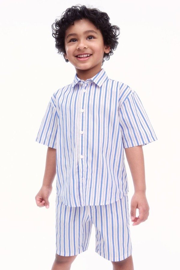 Producto - Camisa HyM rayada manga corta