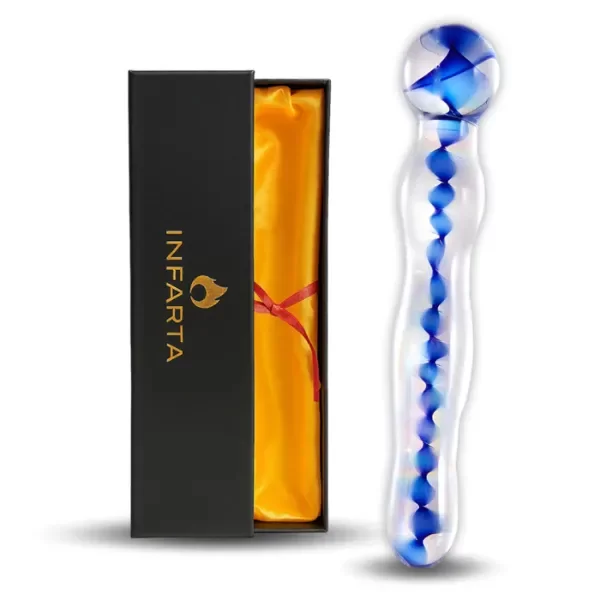 Producto - Glass Dildo Helixblue