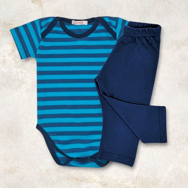 Producto - Conjunto rayado azul ( xcurva c/u 15.792)