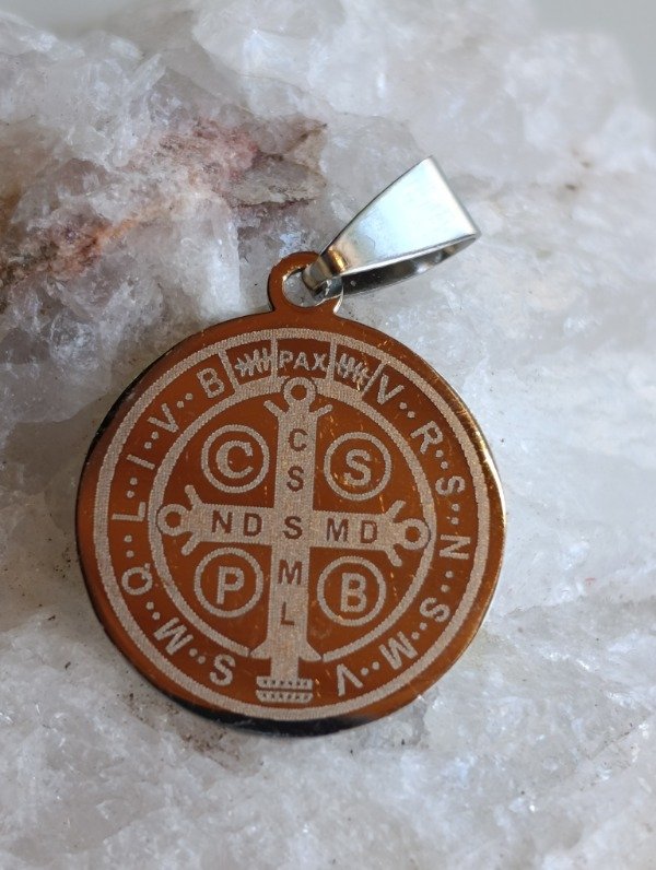 Producto - Dije acero quirúrgico san Benito