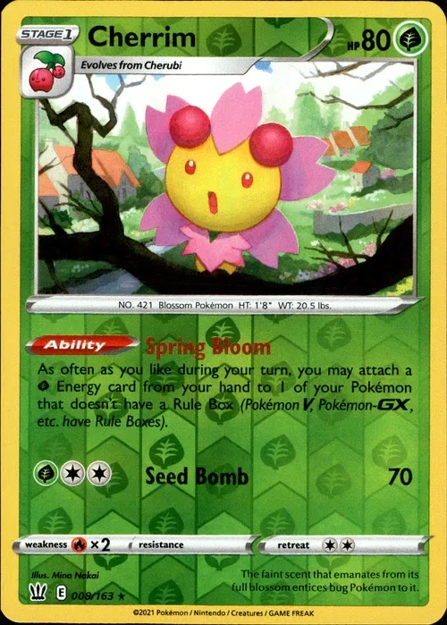 Producto - Cherrim - 008/163 - Battle Styles - Reverse Holo