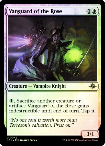 Producto - Vanguard of the Rose Foil  Lost Caverns of Ixalan