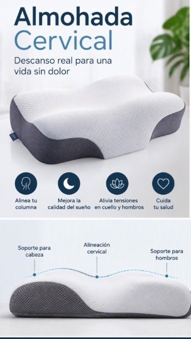 Producto - almohada cervical de espuma de alta densidad - 2