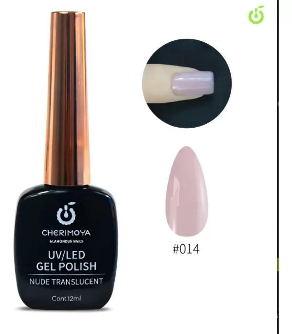Producto - Esmalte Semipermanente Nude Translucido 12ml Cherimoya