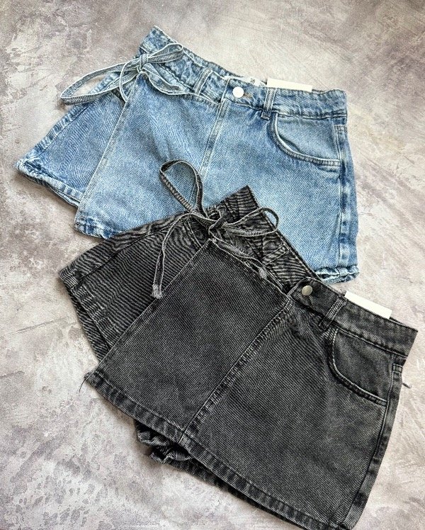 Producto - Skort lazo celeste