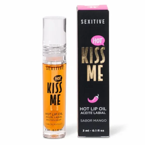 Producto - KISS ME  HOT LIP OIL Efecto Calor Sabor Mango
