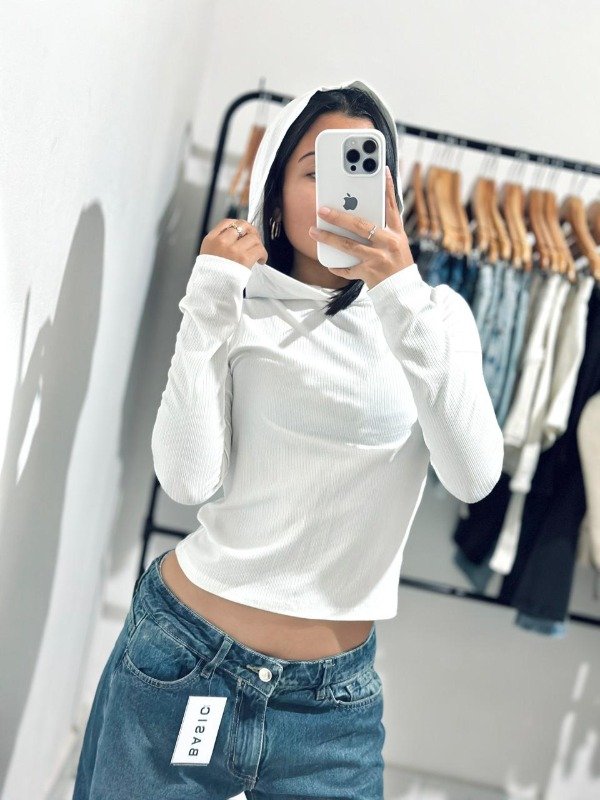 Producto - Remera mangas largas Alison blanco