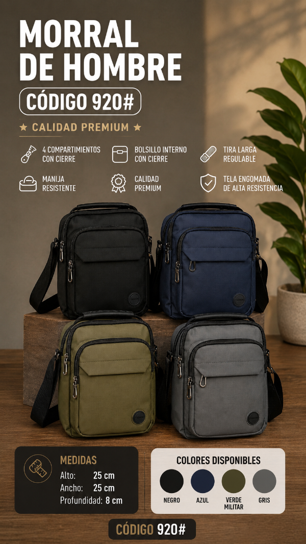 Producto - Morral de hombre - 0