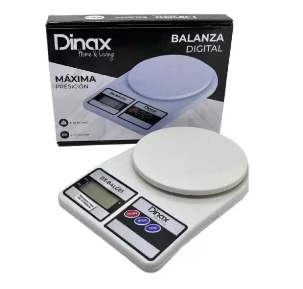 Producto - Balanza De Cocina Electronica Pantalla Digital 10 Kg Dinax