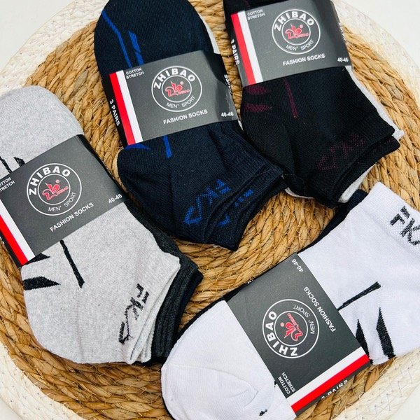 Producto - Docenas Soquetes Zhibao Estampado Caballero - 1