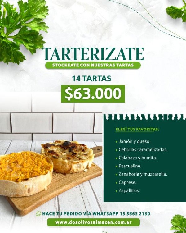 Producto - Tartas x 14 unidades