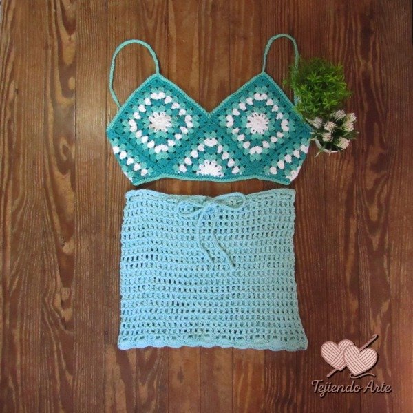 Producto - Pollera Cata AQUA