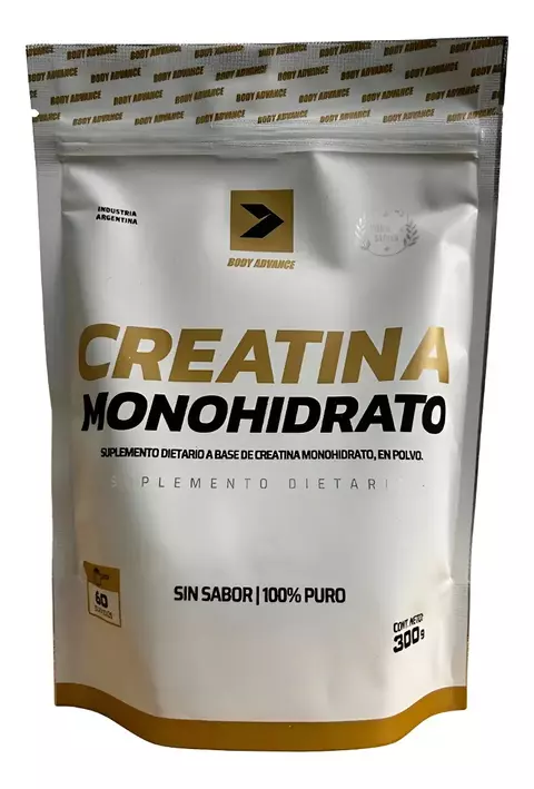 Producto - Creatina monohidrato 300gr 60 servicios BODY ADVANCE