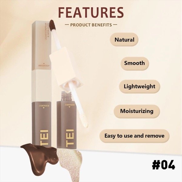 Producto - Contorno e iluminador líquido Tei - 4