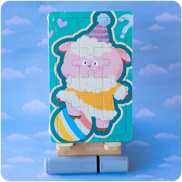 Producto - Rompecabezas de Madera 12 Piezas - Cerdito