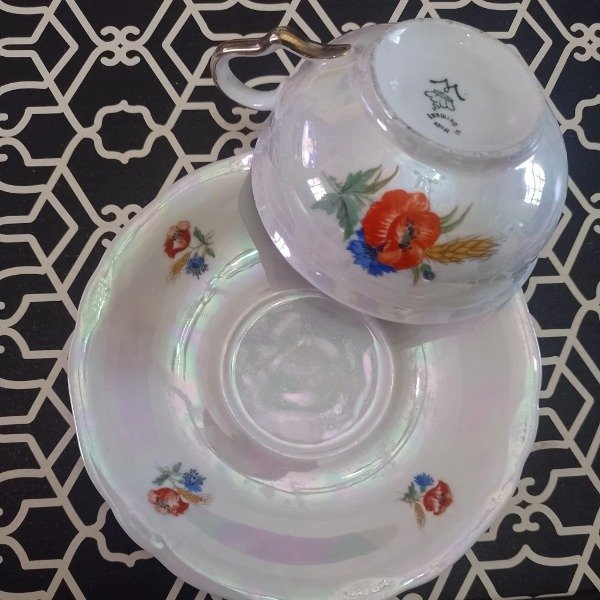 Producto - Duo de porcelana tornasolada