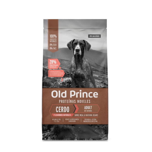 Producto - Old prince Cerdo y Legumbres, alimento para perro adulto. 3kg
