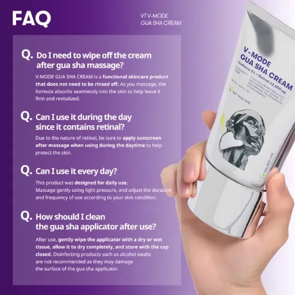 Producto - VT Cosmetics V-Mode Gua Sha Cream 120ml - 6