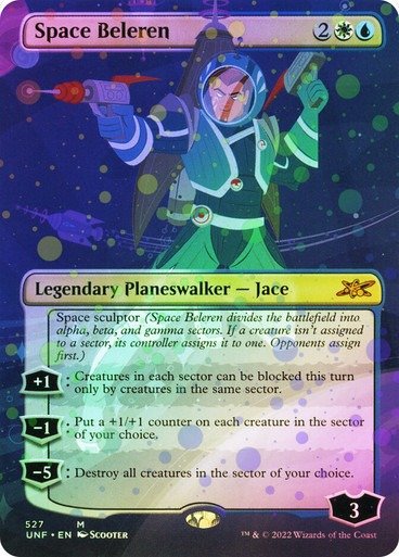 Producto - Space Beleren (Borderless) (Galaxy Foil)