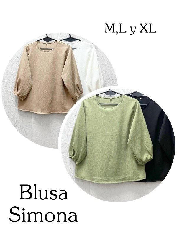 Simona blusa de bambula punto