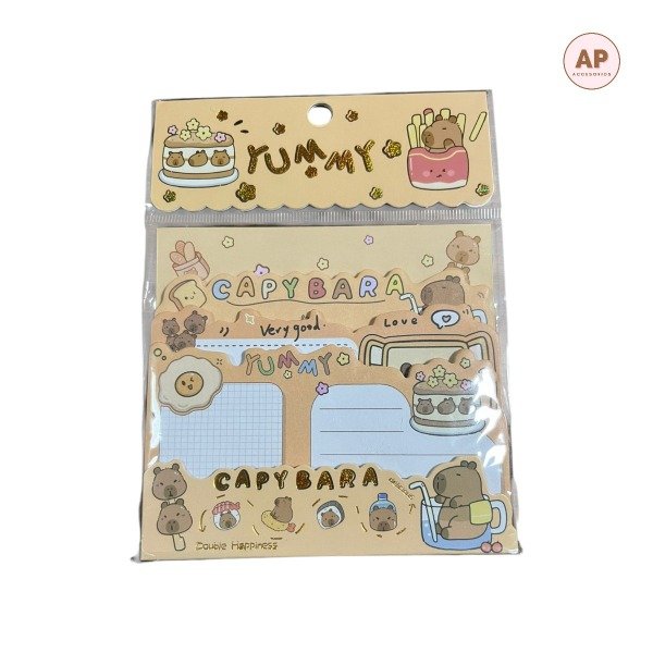 Producto - SET DE NOTAS CAPIBARA