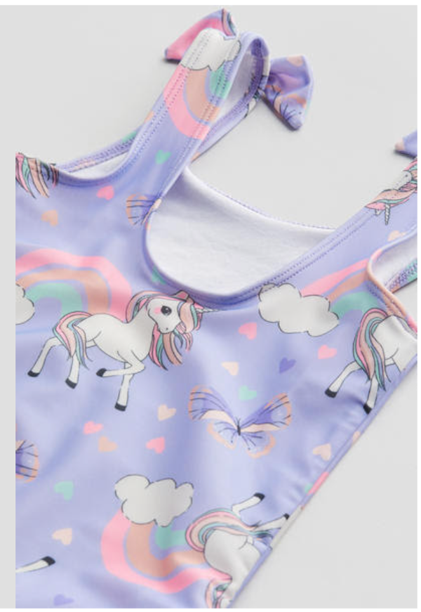 Producto - Malla HyM lila unicornios - 1