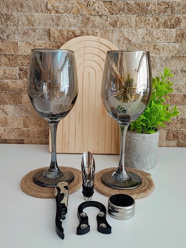Producto - Box Best Friend copas de vino Negras