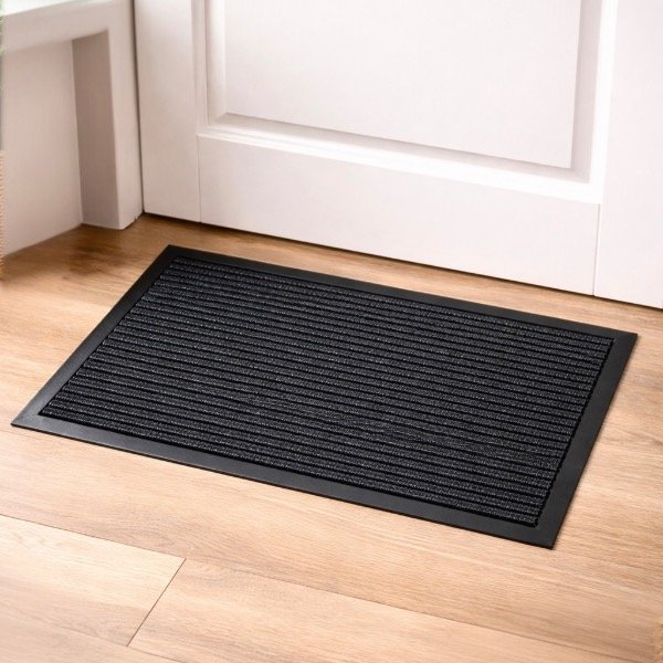 Producto - FELPUDO NEGRO LISO