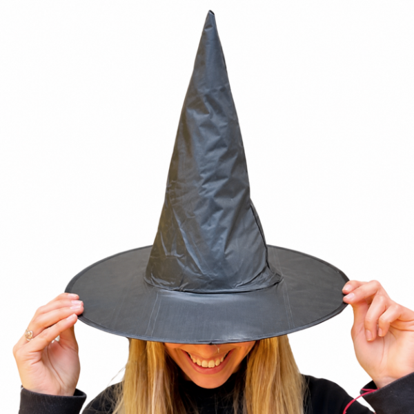 Producto - GORRO BRUJA AGNES CLÁSICO NEGRO LISO